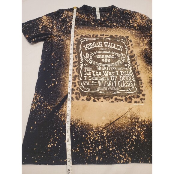 Morgen Wallen Concert T Shirt Sz Medium V Neck Country Music Artist Logo - Picture 6 of 6